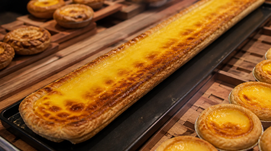 60cm 초대형 계란타르트, 두 달 만에 ‘끝물’ 됐습니다 🥧